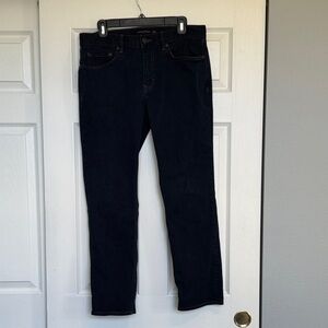 Banana Republic Men's Dark Indigo Slim Straight Jeans
